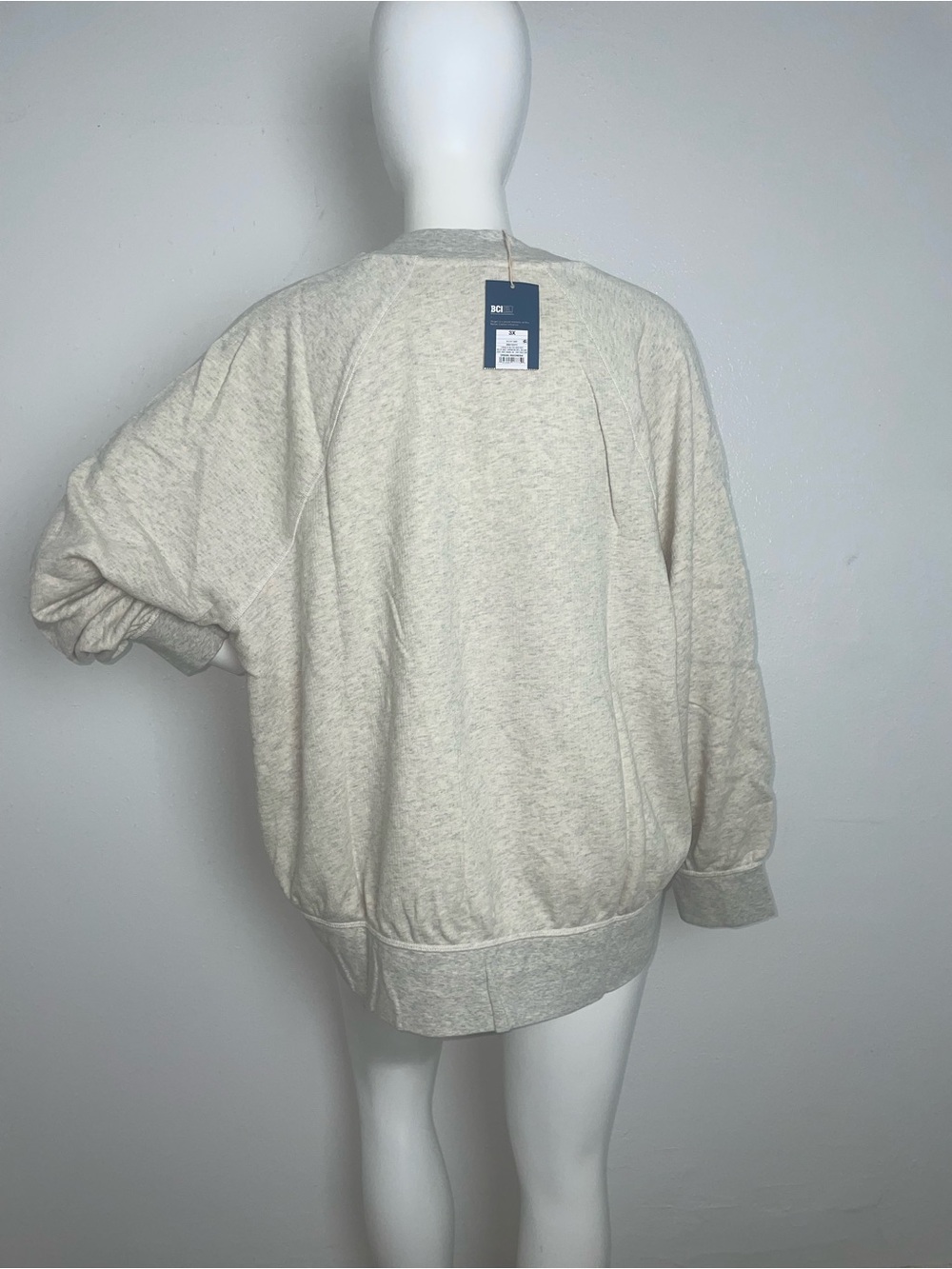 Universal Thread 3X Gray & Cream Sweatshirt - Picture 2 of 5